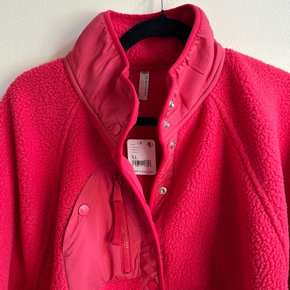 Free People Hit the Slopes Fleece Jacket - Puckered Up - Picture 4 of 5